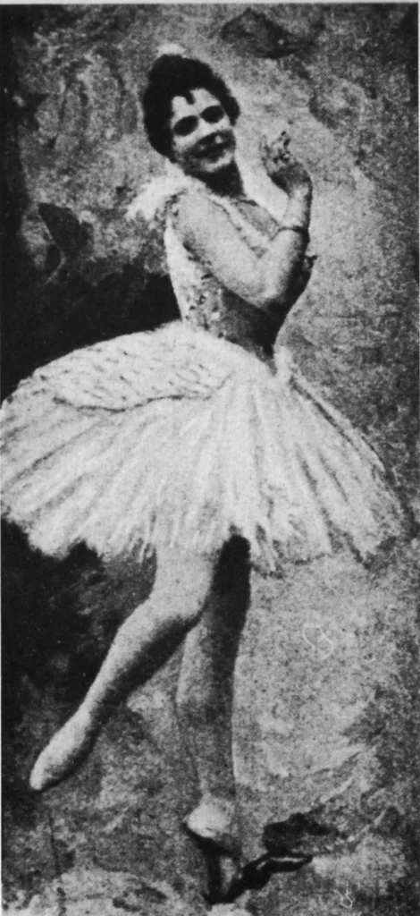 1895年の白鳥の湖でオデット役のピエリーナ・レニャーニ