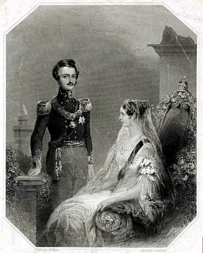 ヴィクトリア女王とアルバート公の結婚肖像(1840)